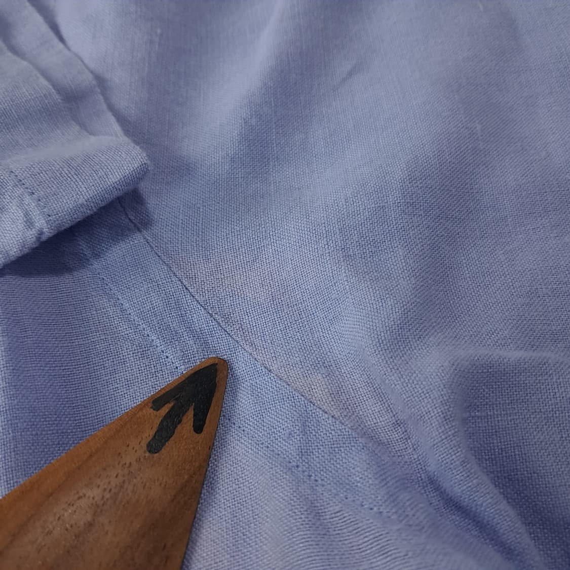 CK316 XL 폴로 00s 린넨 핑크포니 스카이블루 반팔 셔츠 남방 상품이미지8