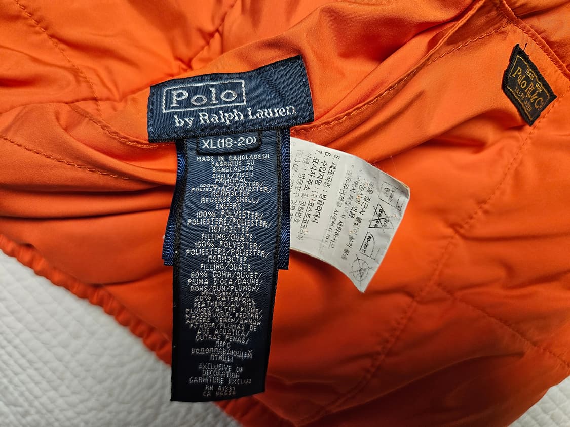 폴로 랄프로렌 덕다운 오리털 패딩조끼 리버시블 양면 상품이미지7