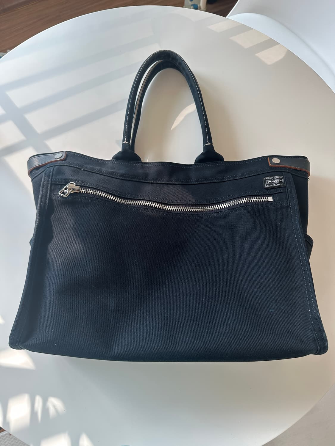 포터 걸 토트백 네이비 큰사이즈 상품이미지7