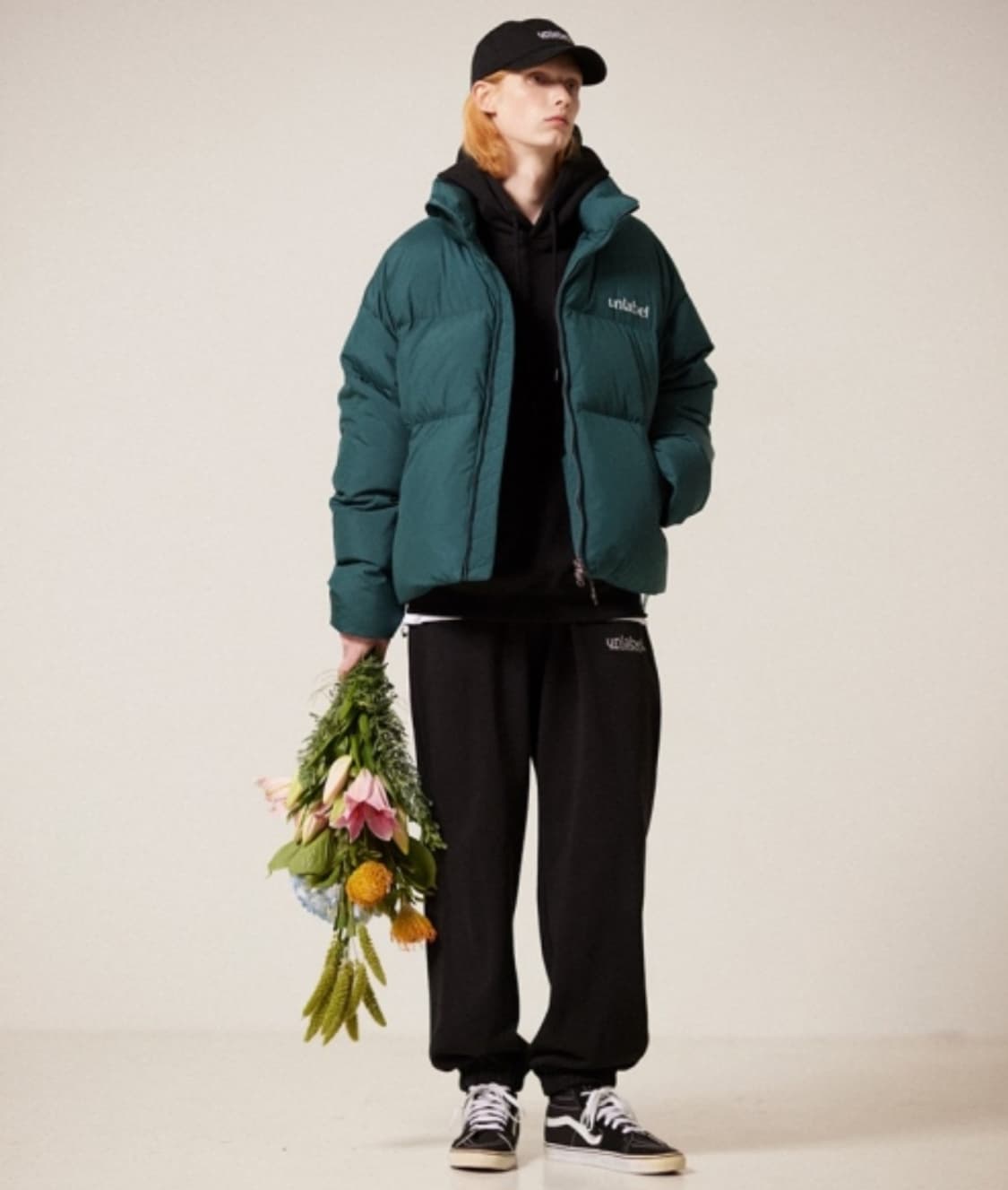 언레이블 덕다운 숏패딩 L 상품이미지4