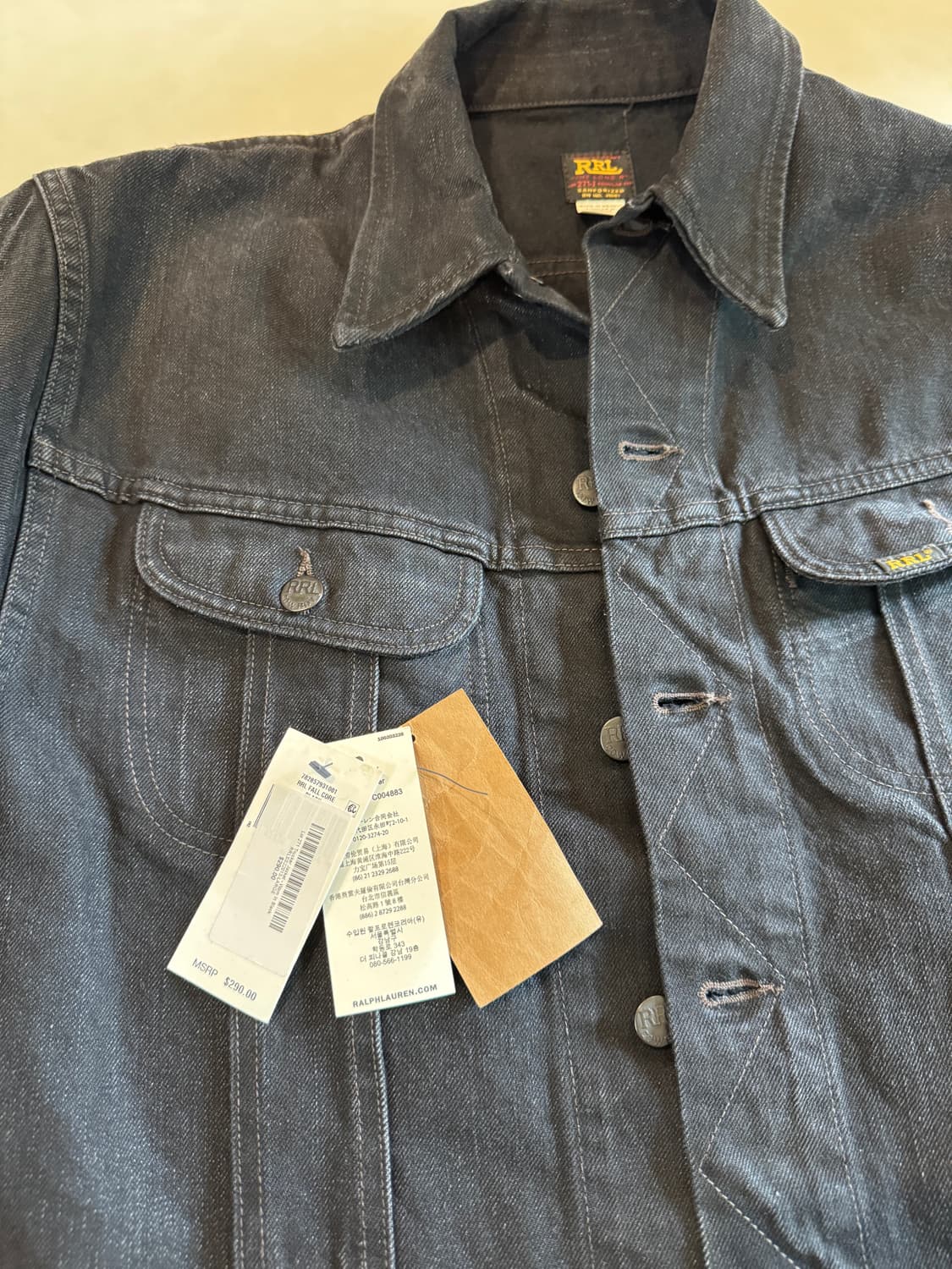 RRL lot271 블랙 “L” 사이즈 팝니다 상품이미지8