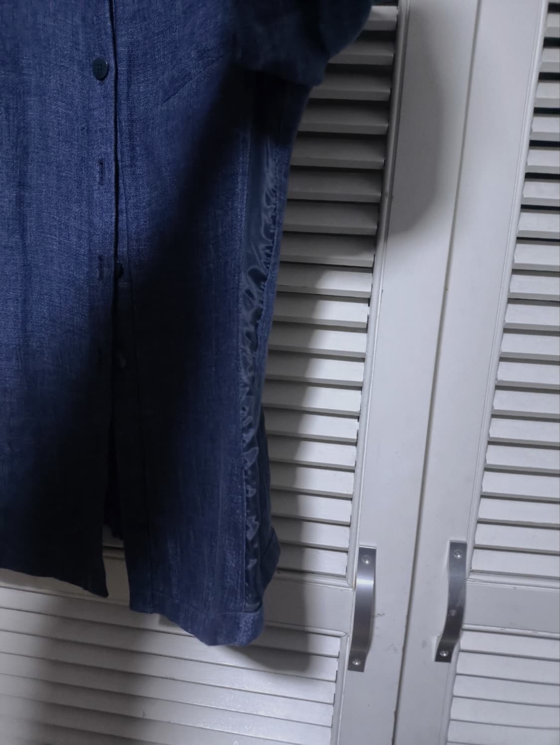 38 알마니 데님 노카라 자켓 상품이미지5