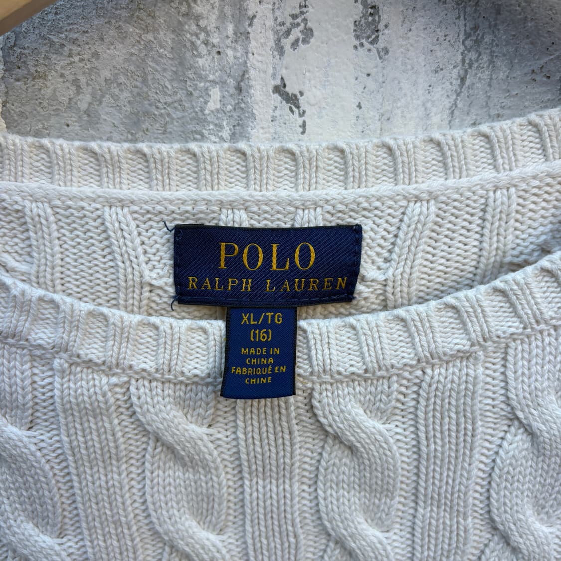 Polo 폴로 케이블 꽈배기 니트 상품이미지7