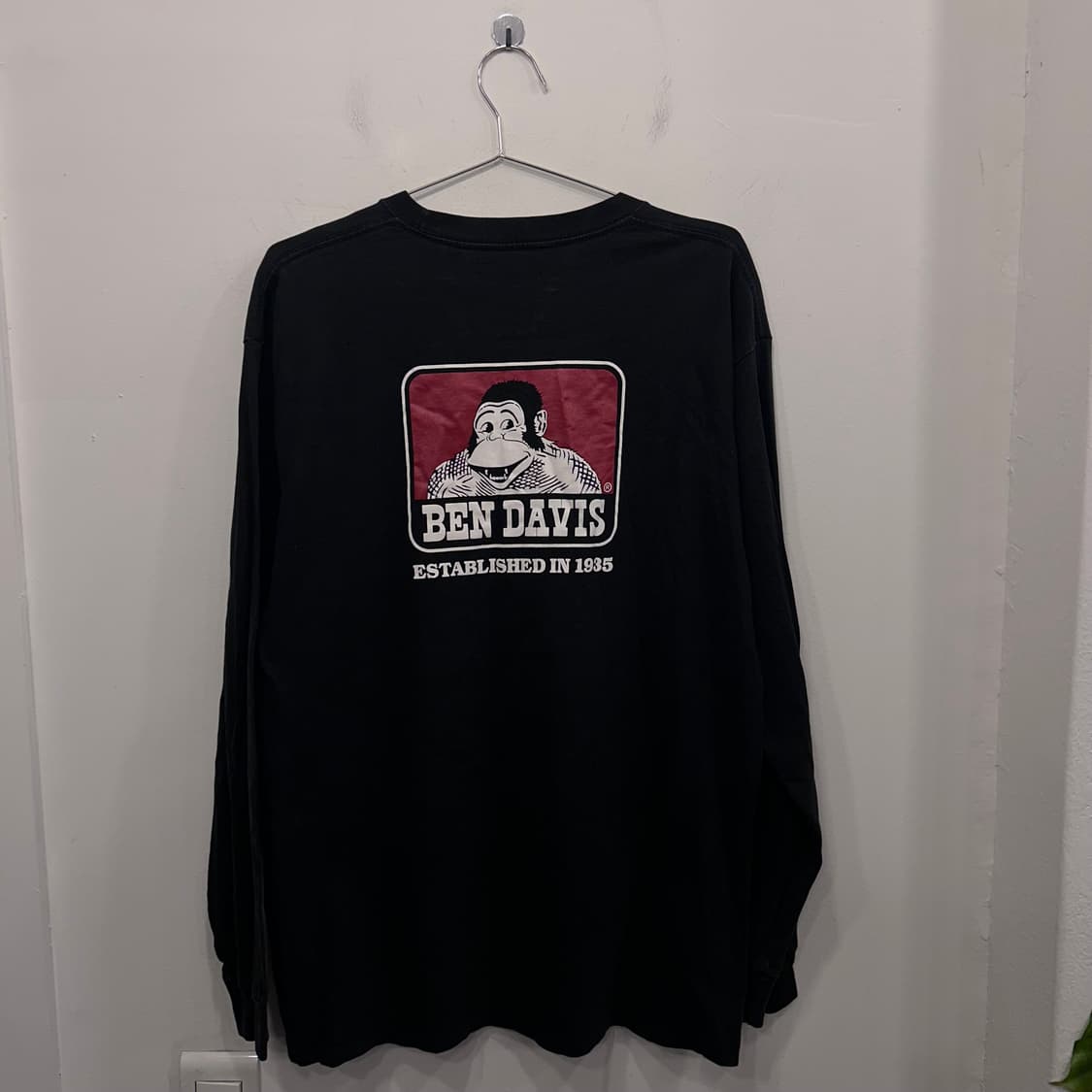 벤데비이스 프론트로고 코튼 오버핏 롱슬리브 상품이미지5