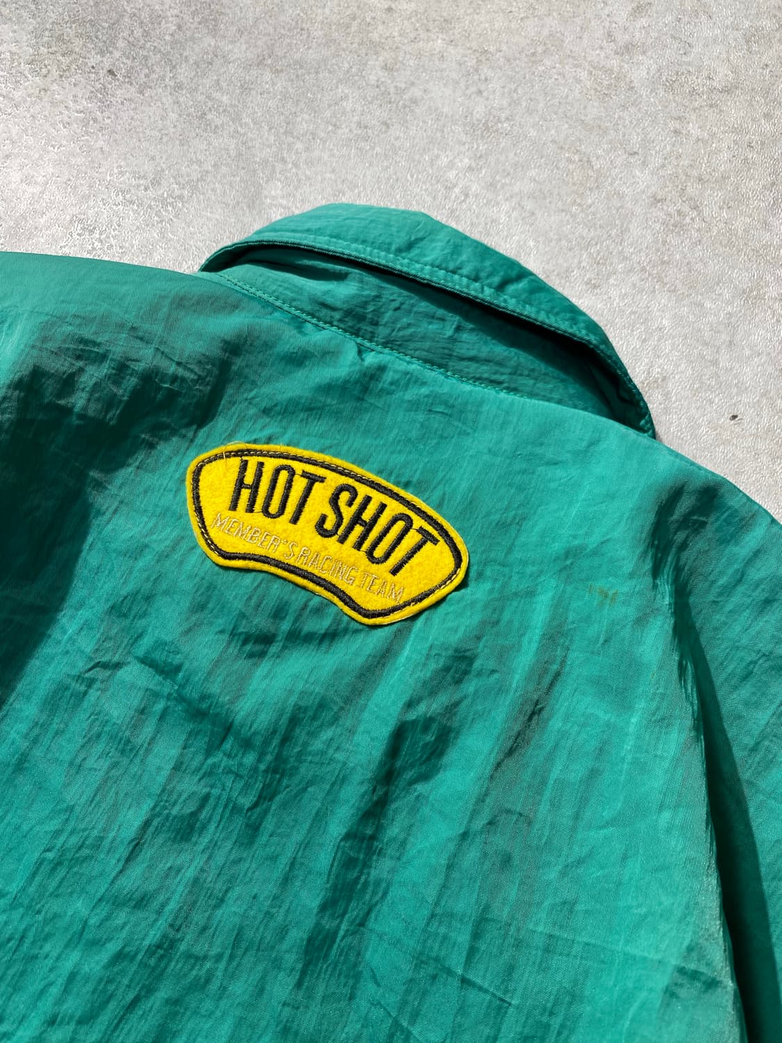 [M] 8-90s SPEED 빈티지 나일론 레이싱 자켓 상품이미지7