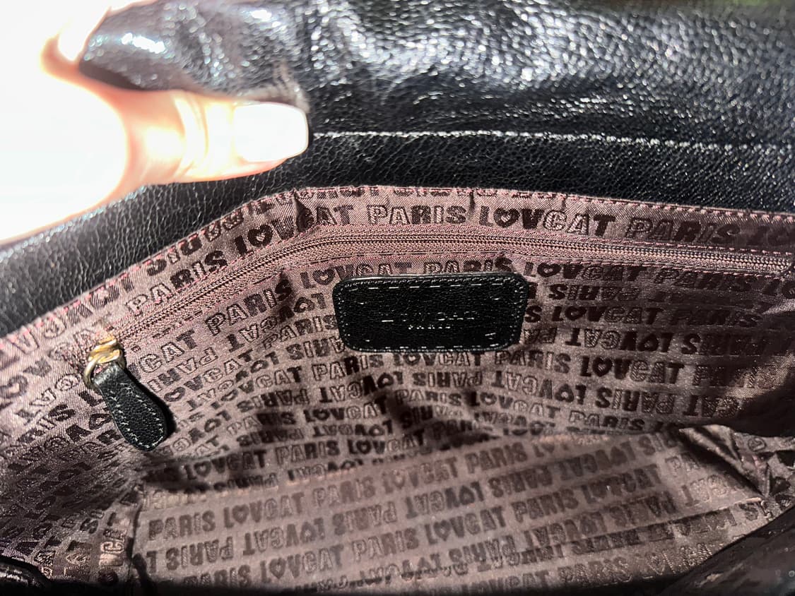 러브캣 블랙 숄더백 상품이미지7