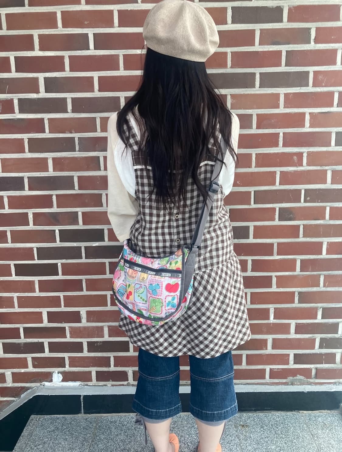 브라운 코지 모리걸 빈티지 코디세트 3pcs 상품이미지9