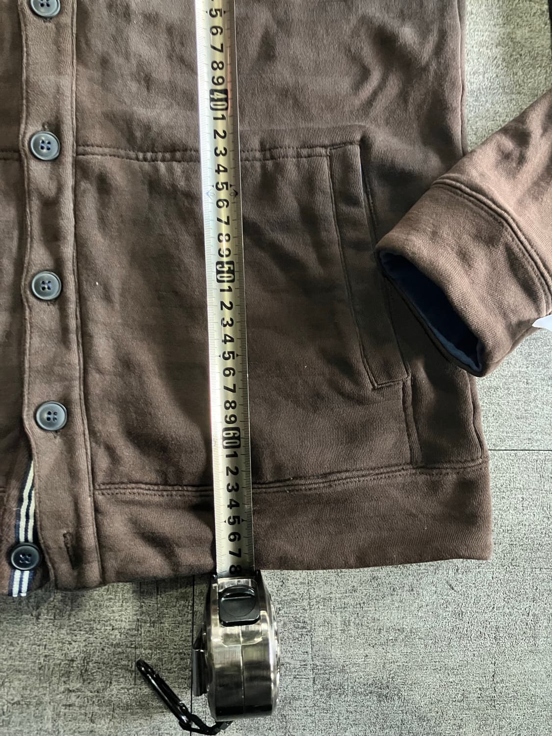 일본빈티지 Ikka 올드스쿨아메카지 혁오풍 윈터 가디건 브라운초코 상품이미지3