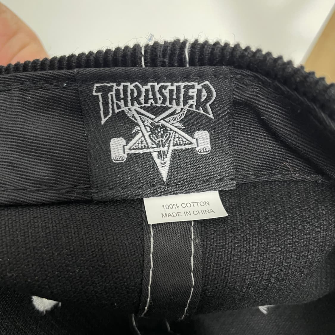 트래셔 블랙 코듀로이 볼캡 상품이미지6