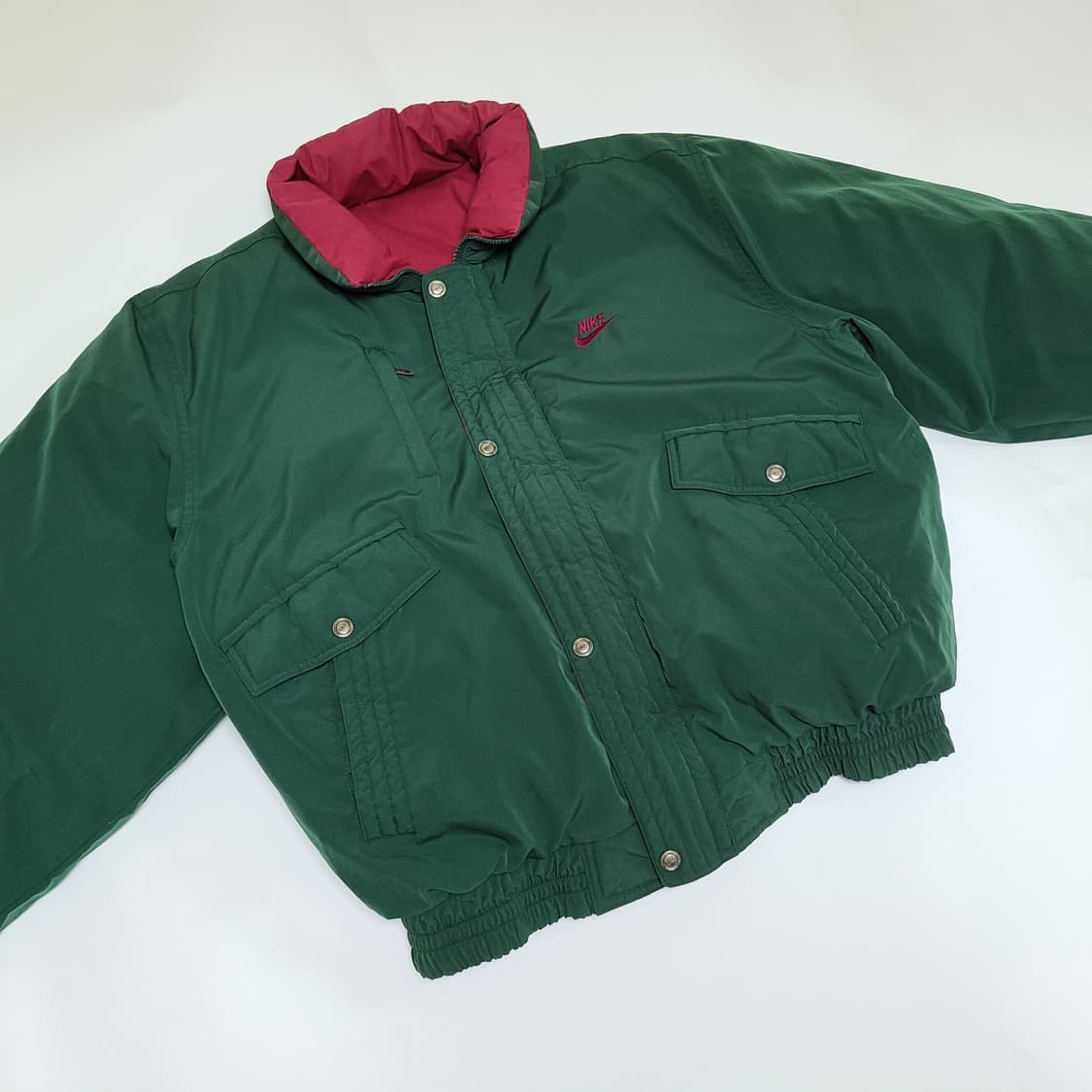 90s nike 나이키 삼나스포츠 올드스쿨 숏패딩  상품이미지5