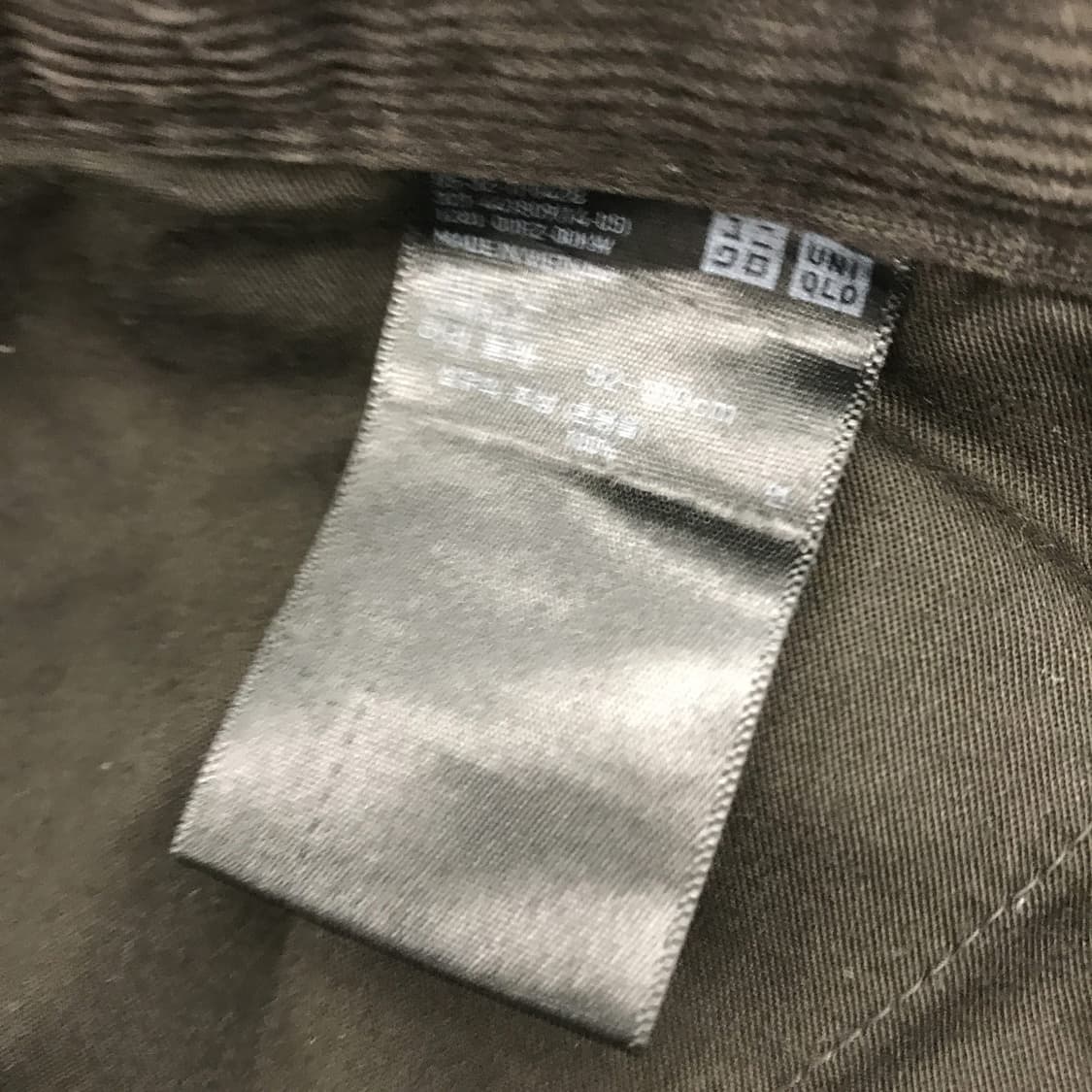 유니클로 코듀로이 카펜터팬츠 [36-38인치] 상품이미지4