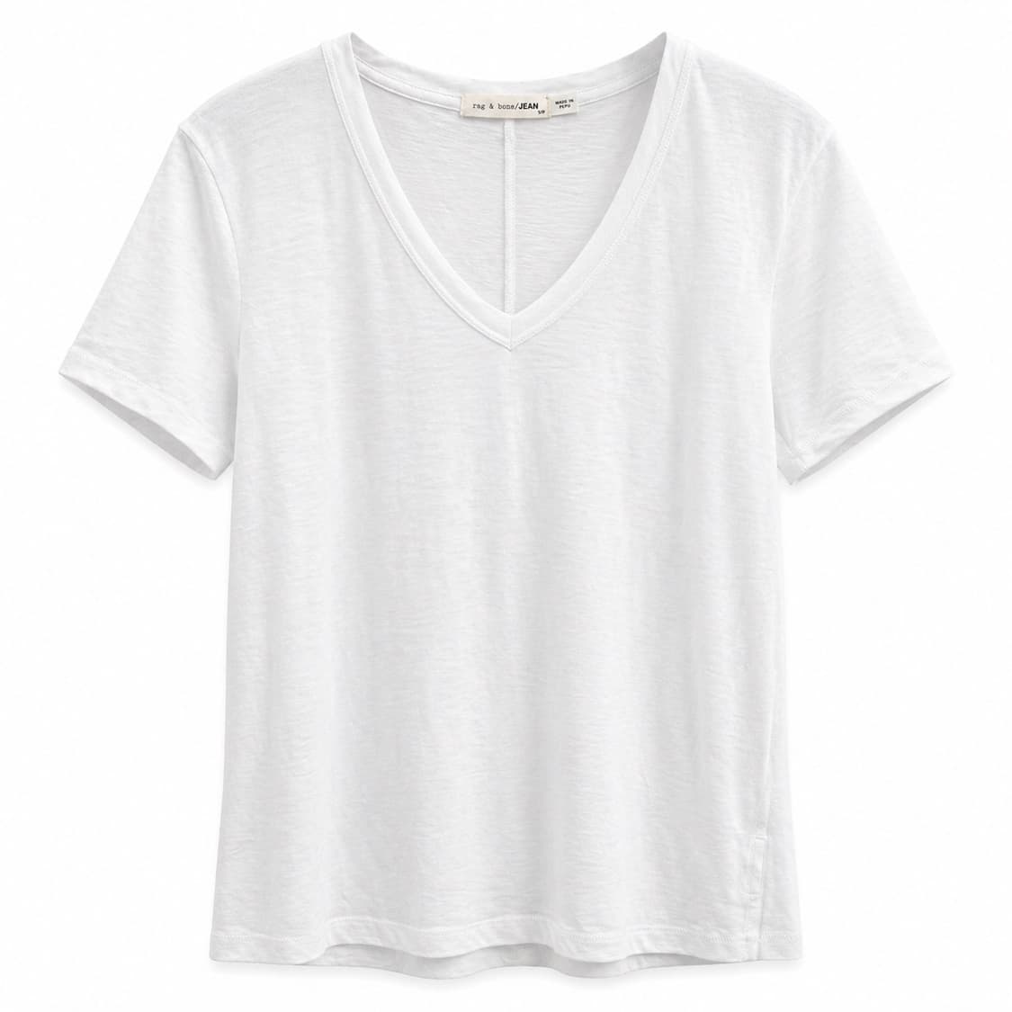 Rag & Bone V넥 기본 티셔츠 화이트 S 상품이미지1