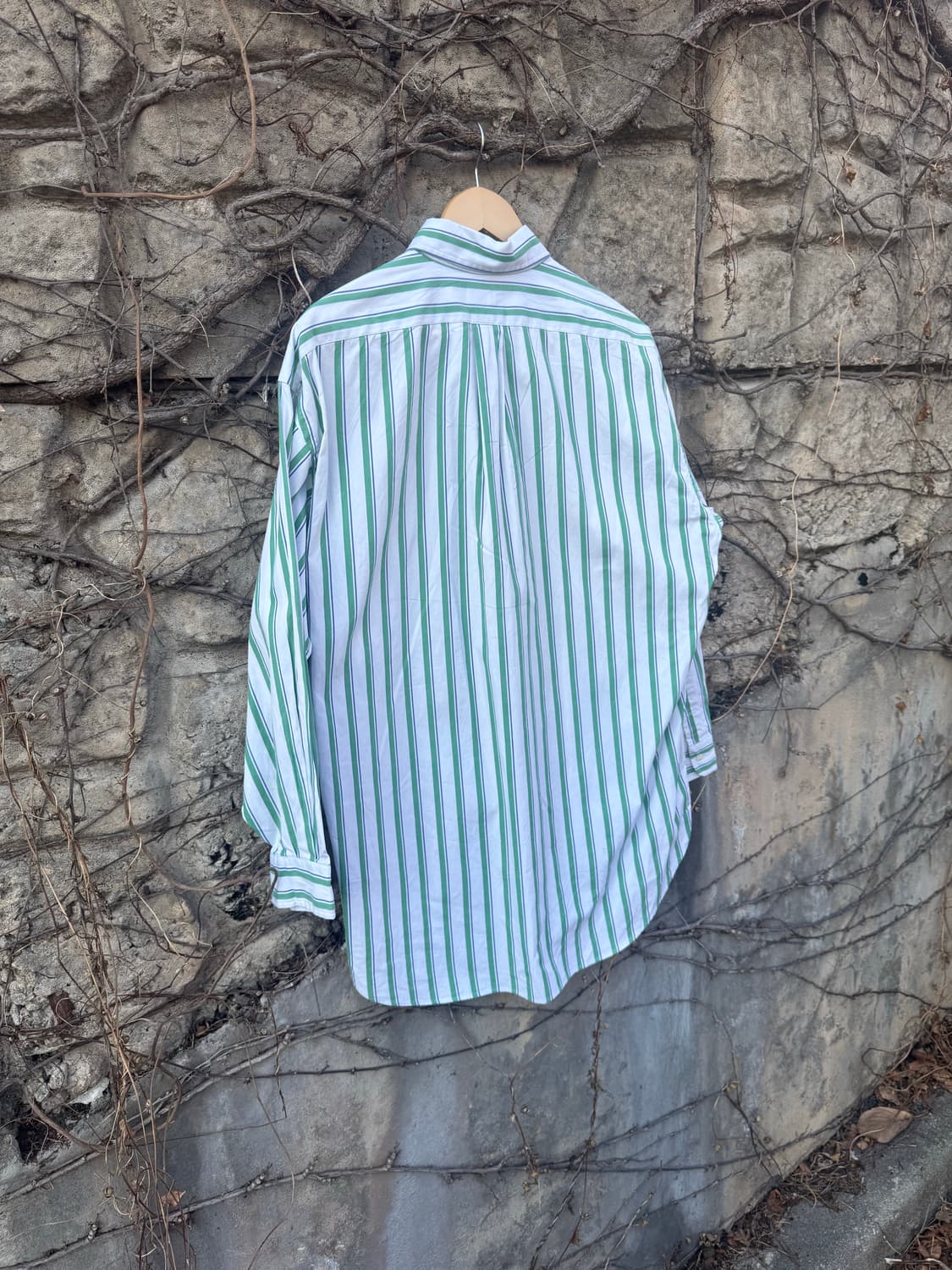 90s 폴로 랄프로렌 빈티지 blaire 루즈핏 스트라이프 셔츠 상품이미지4
