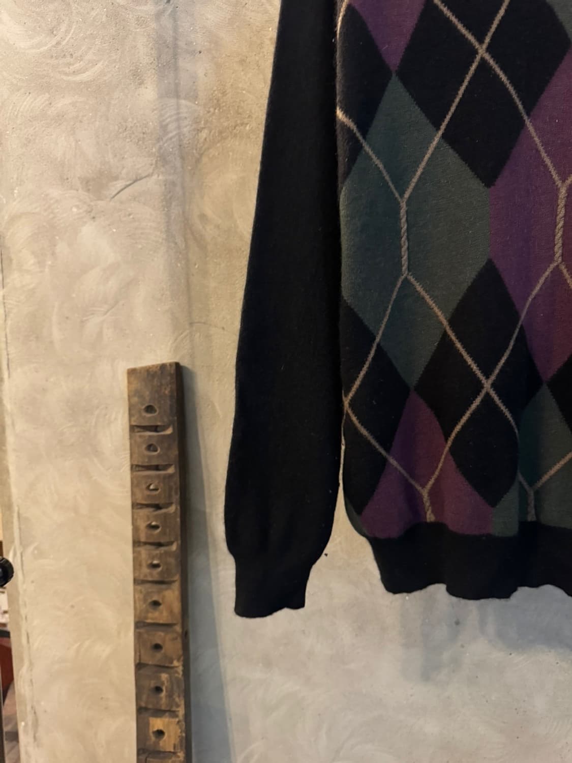 리버크루즈 아가일 캐시미어 니트 100 상품이미지4