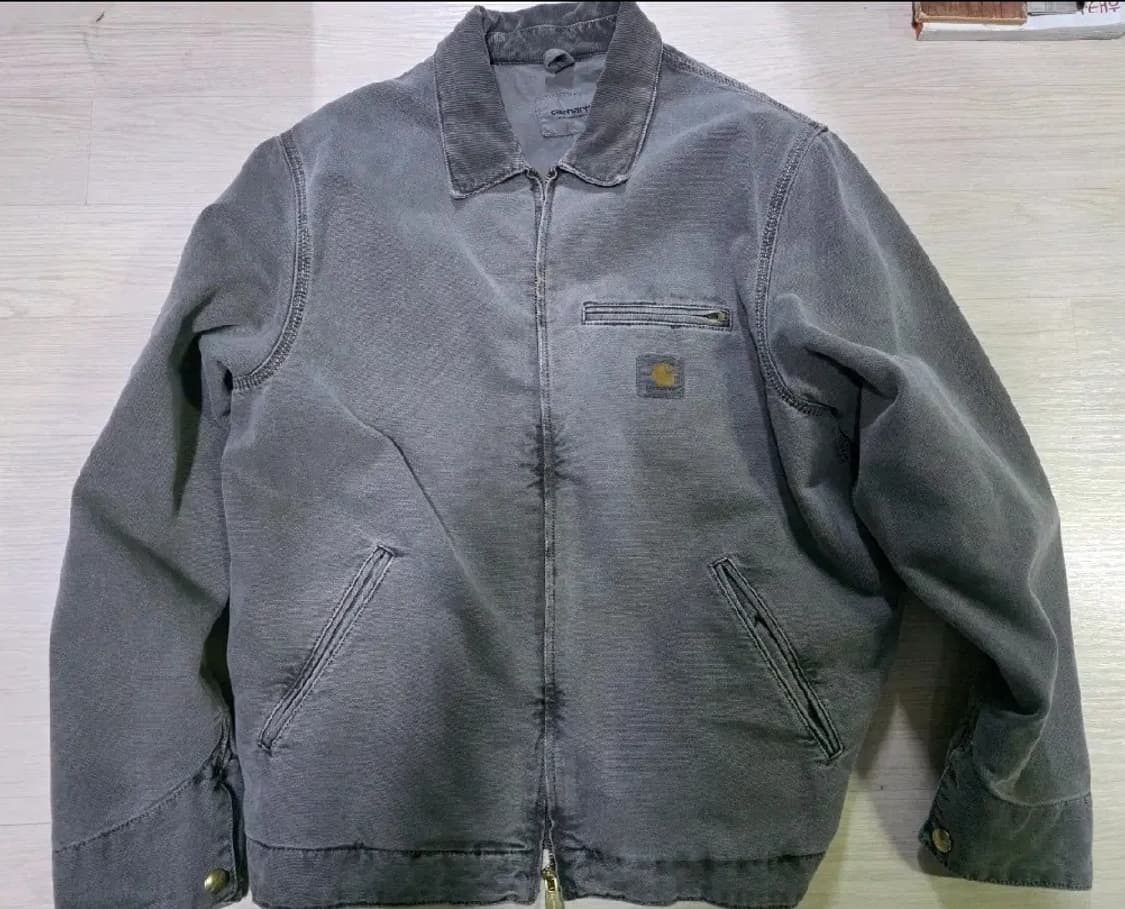 칼하트WIP 디어본 캔버스 디트로이트 자켓 페이디드 블랙 L 상품이미지1