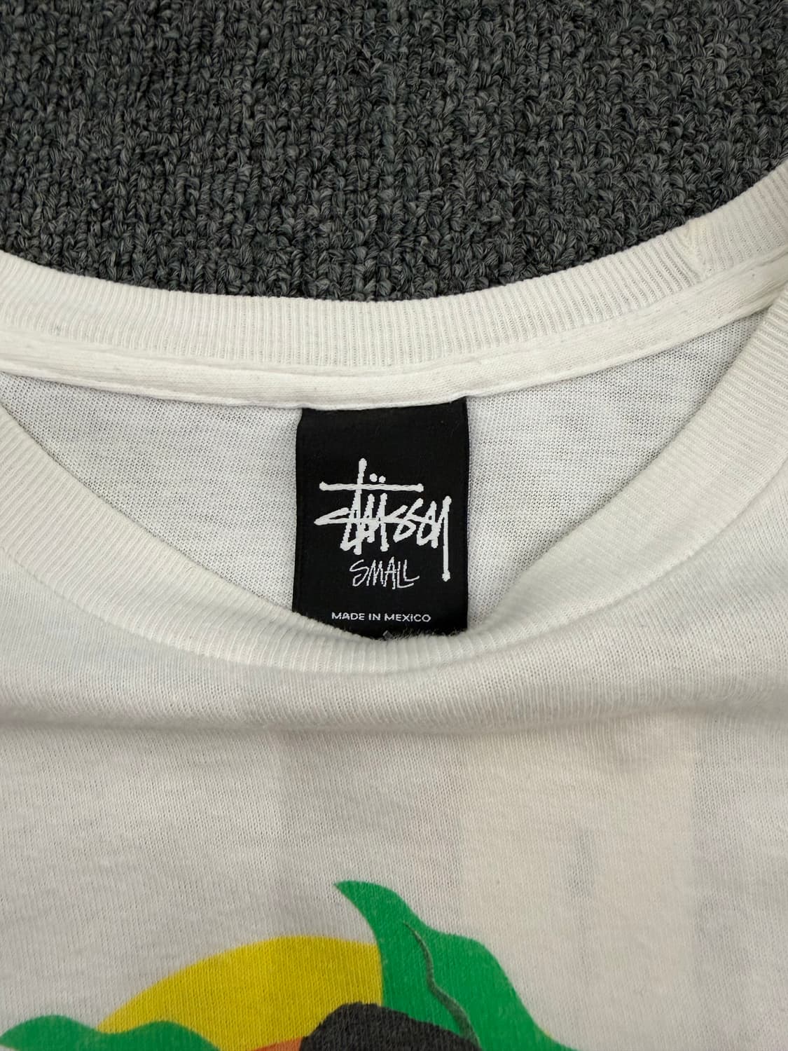 S) 스투시 빈티지 베니스 투어 투칸 프린팅 반팔 티셔츠 상품이미지3