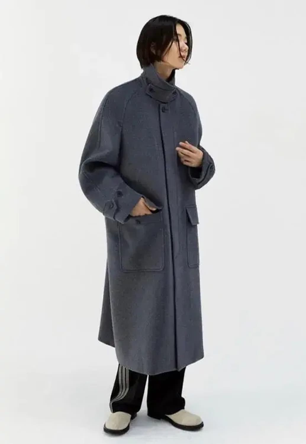 비바스튜디오 발마칸 코트 그레이 s 상품이미지1