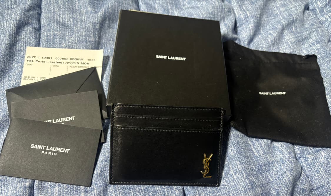 (중고)ysl 모노그램 카드지갑 판매 상품이미지1