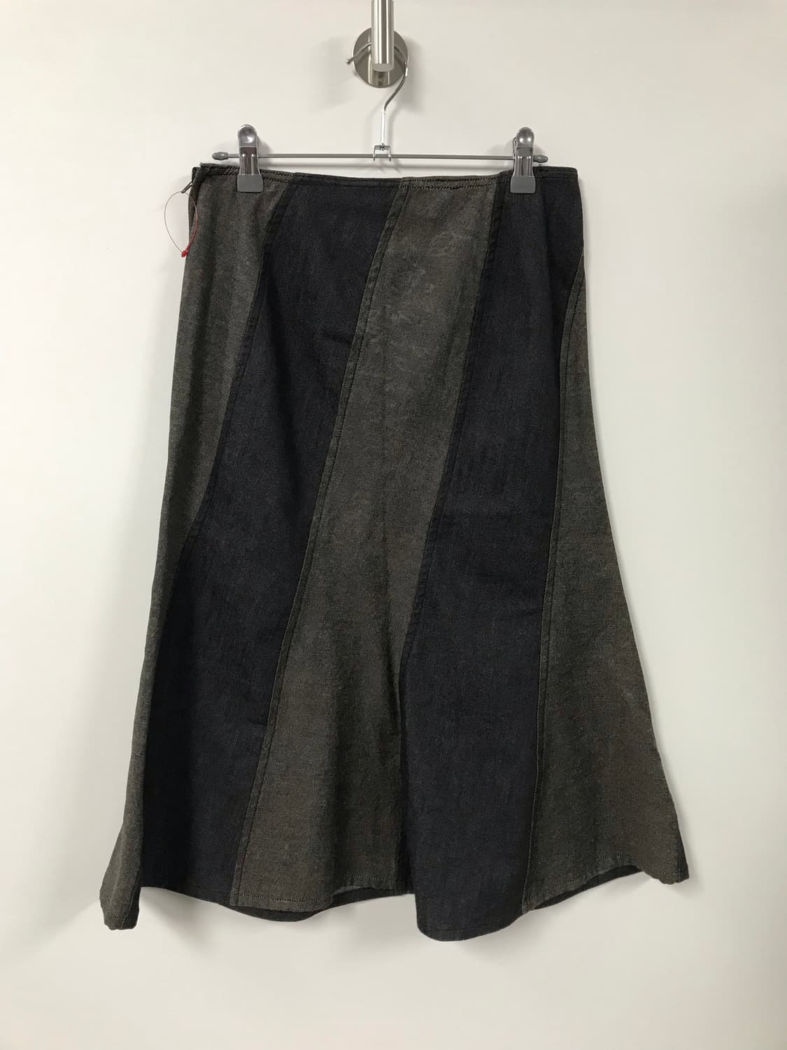 빈티지 배색 데님 스커트 상품이미지2