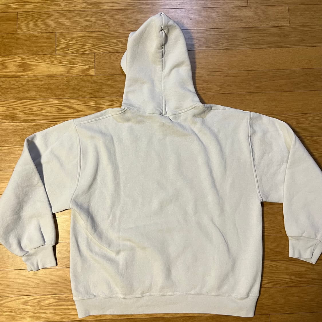 [L] 90s 빈티지 러셀 후드 화이트 상품이미지2