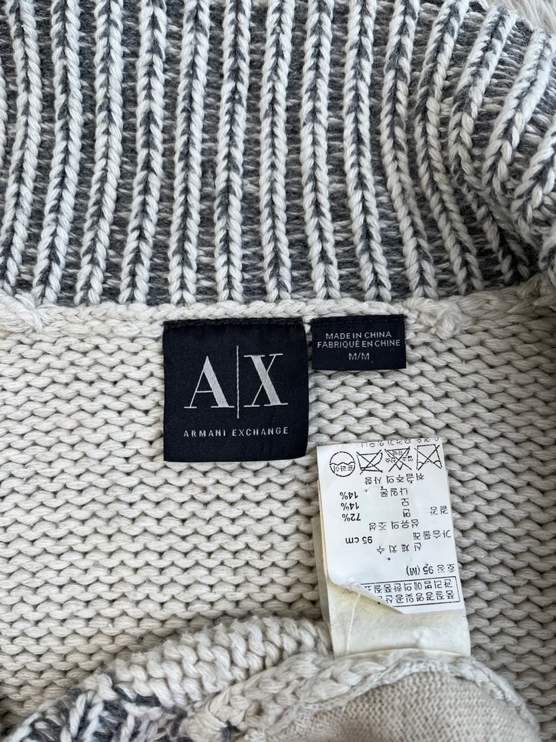 아르마니 익스체인지 니트 집업/#133 상품이미지6