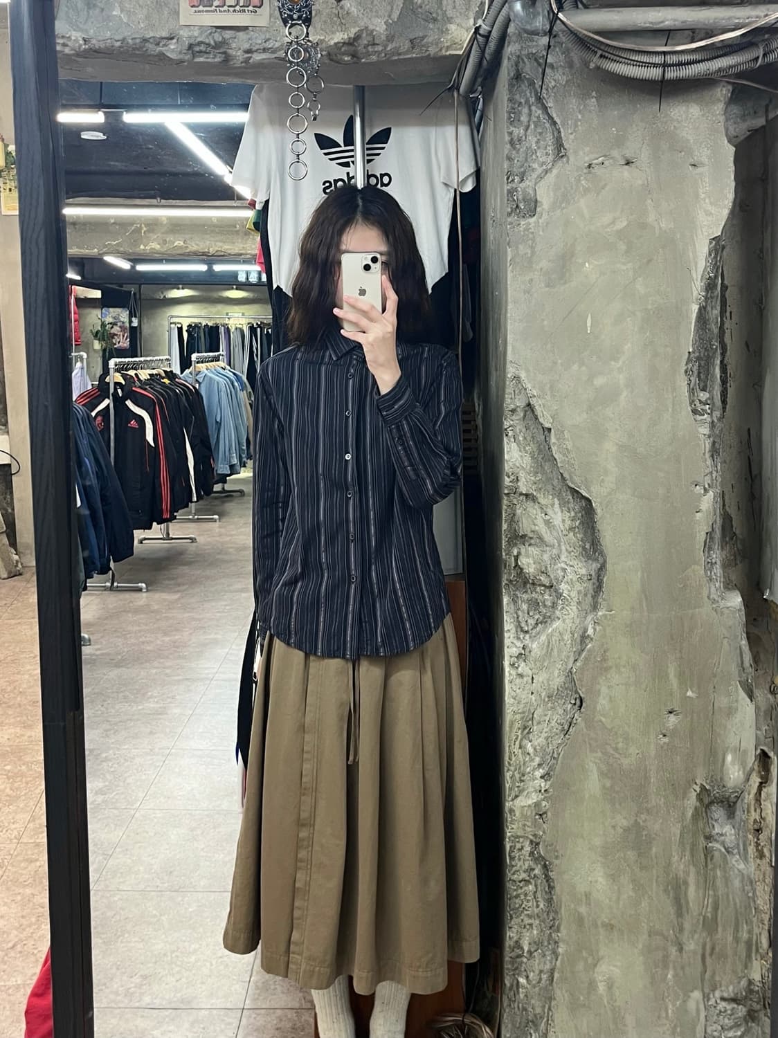 캘빈 클라인 스트라이프 셔츠 블랙 키즈14 #csz2449 상품이미지2