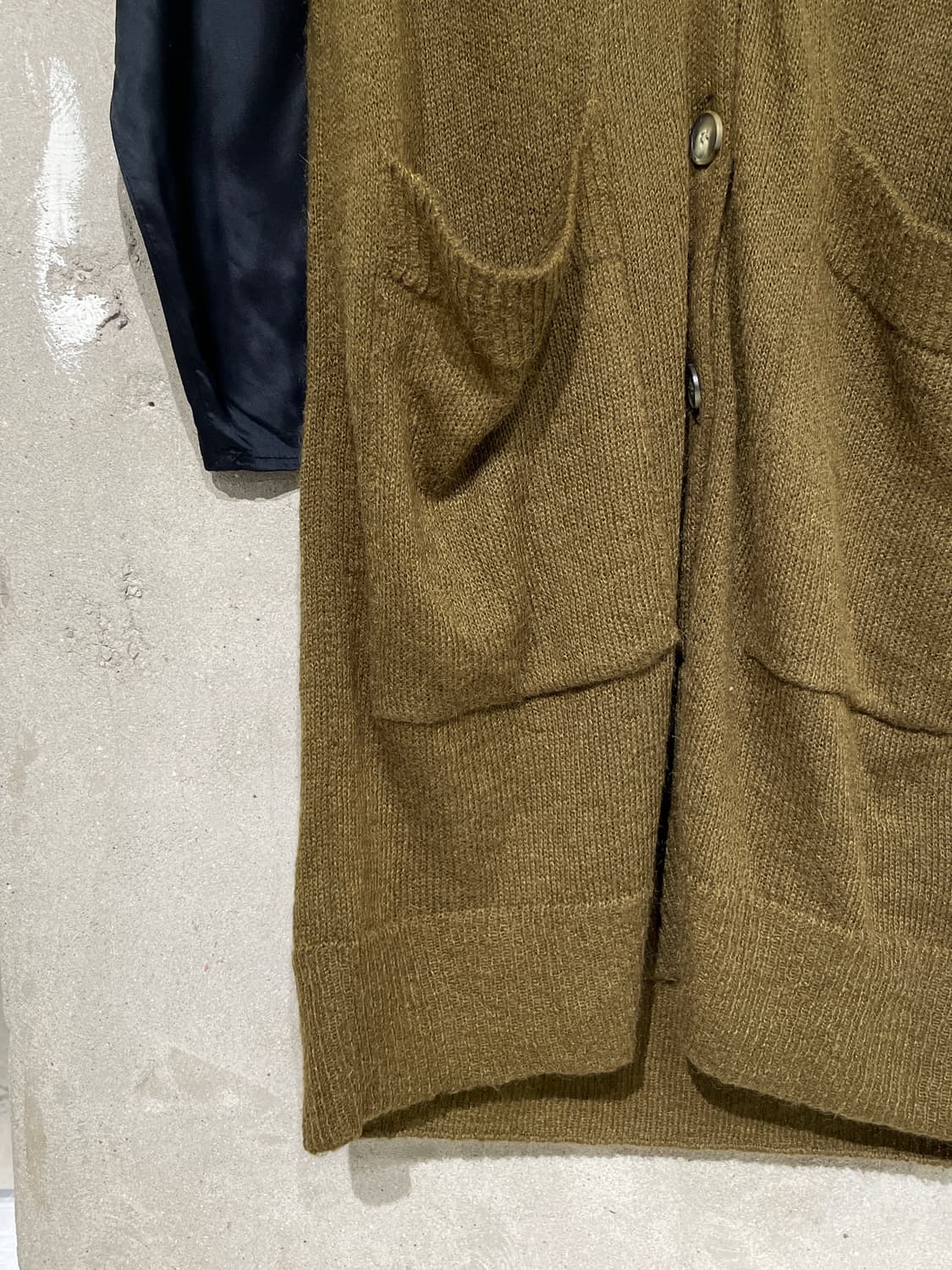 mm6 메종 마르지엘라 카키 도킹 베스트 아크릴 코트 상품이미지4