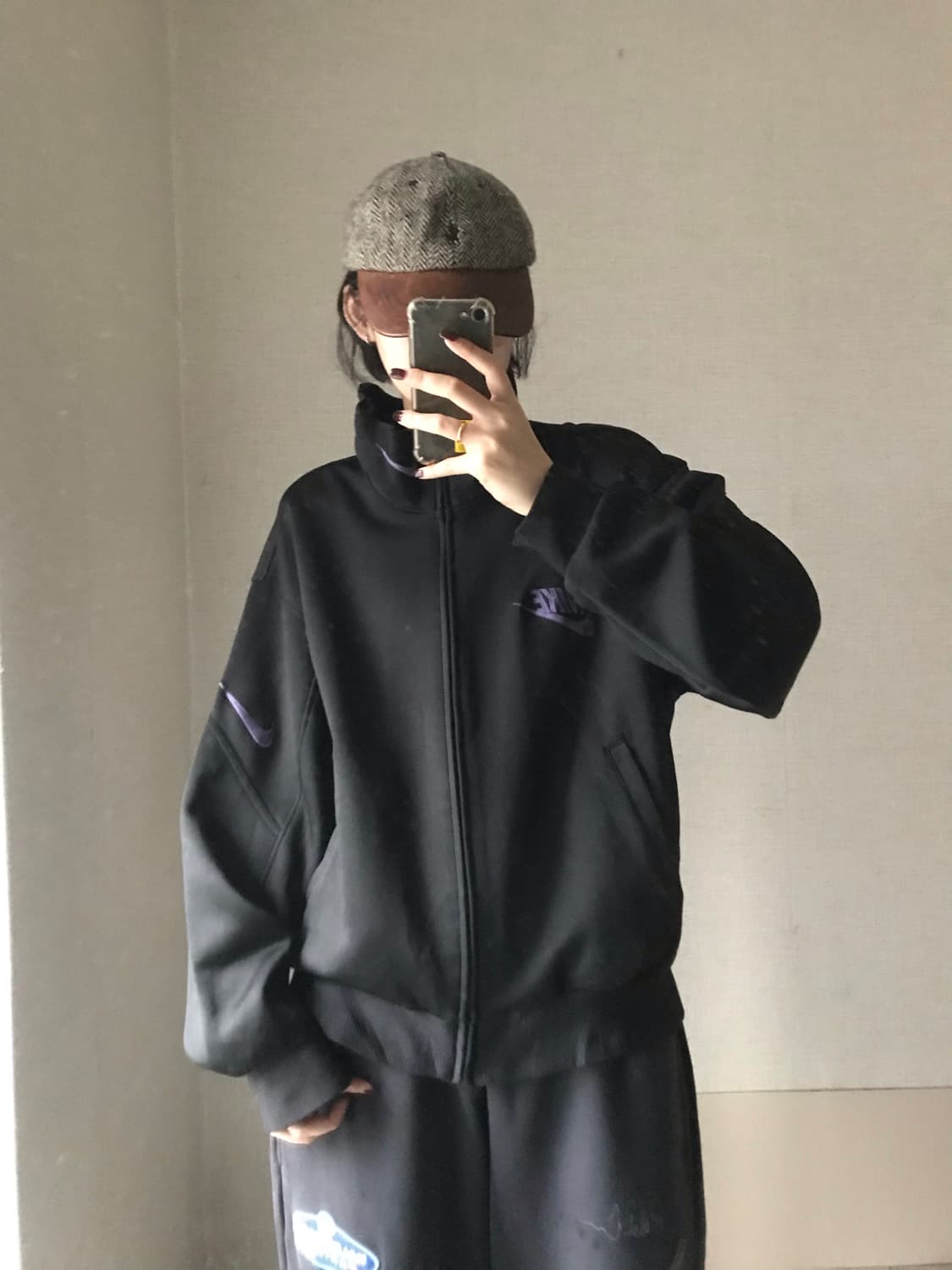 나이키 블랙 오버핏 져지 상품이미지2