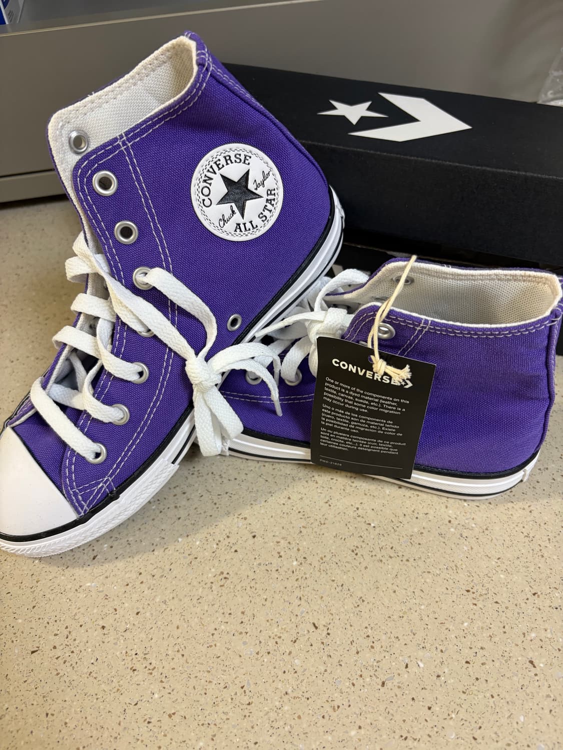 컨버스 하이 퍼플 220 새상품 상품이미지2