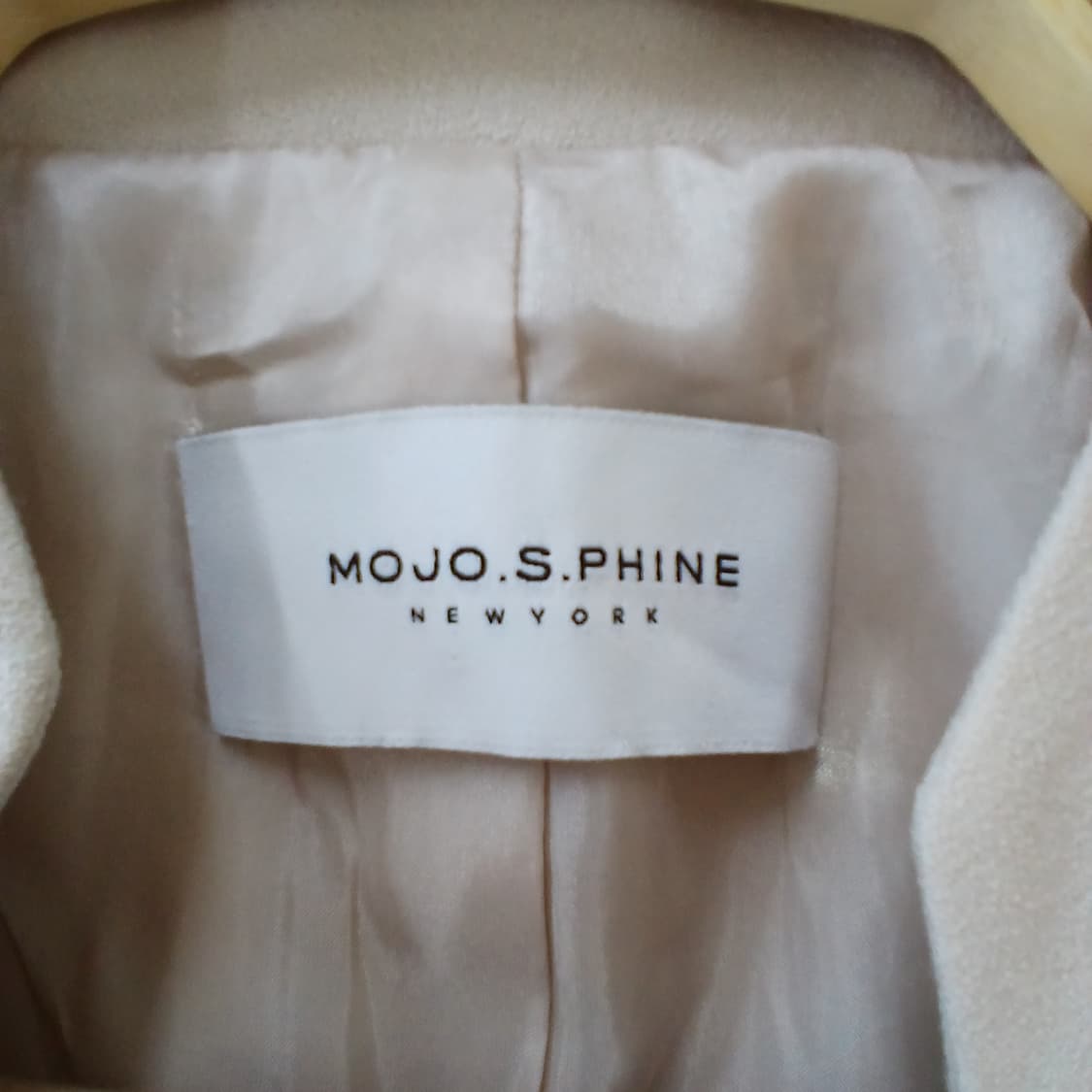 모조에스핀 아이보리 노카라 자켓 상품이미지7