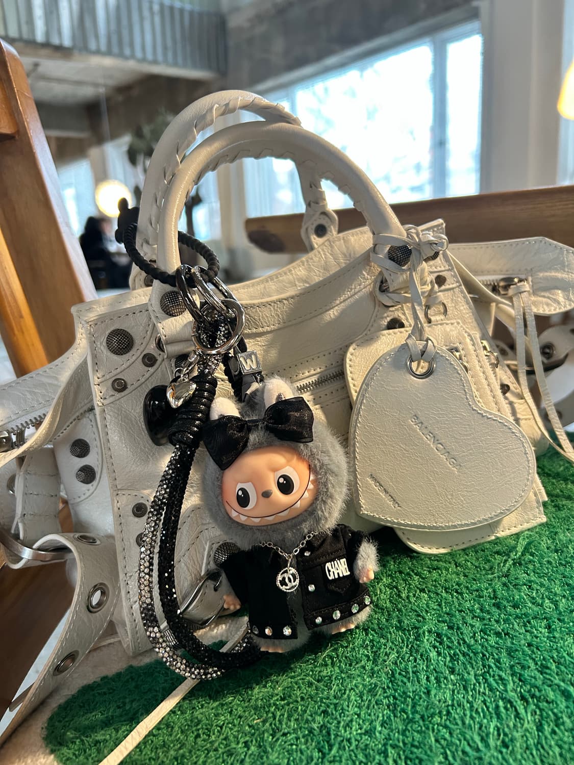 🐰미니라부부 내 마음속 비밀번호”W”커스텀키링 상품이미지5