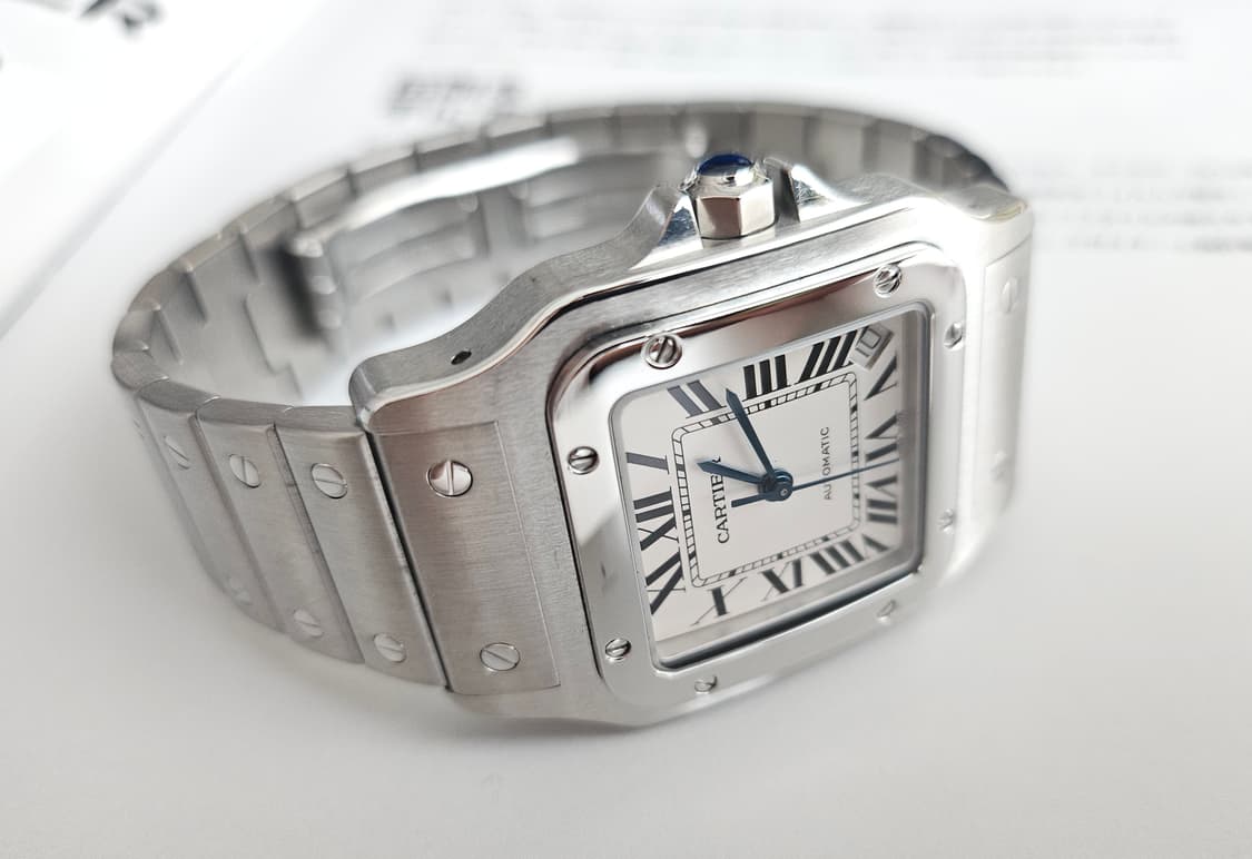 까르띠에 산토스 갈베 XL 스틸 오토매틱 상품이미지3