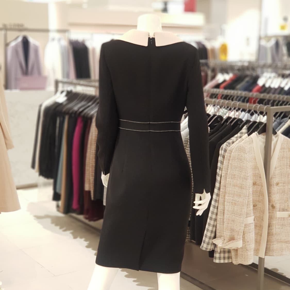 KL바이린(KL BY LYNN) 윙카라 배색 원피스 66 상품이미지2