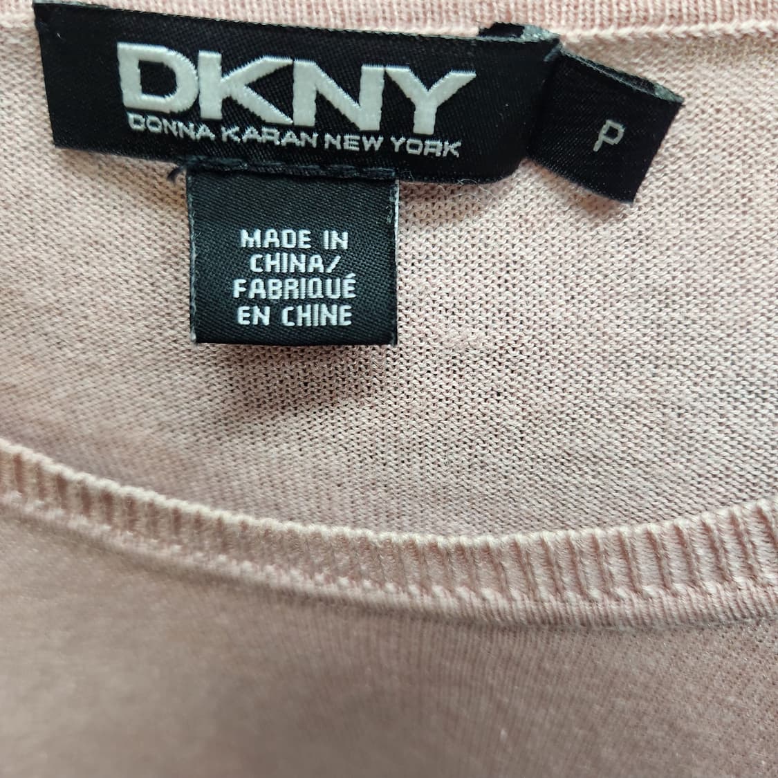 DKNY 실크/캐시미어 혼방 반팔 니트 P(M) 상품이미지5
