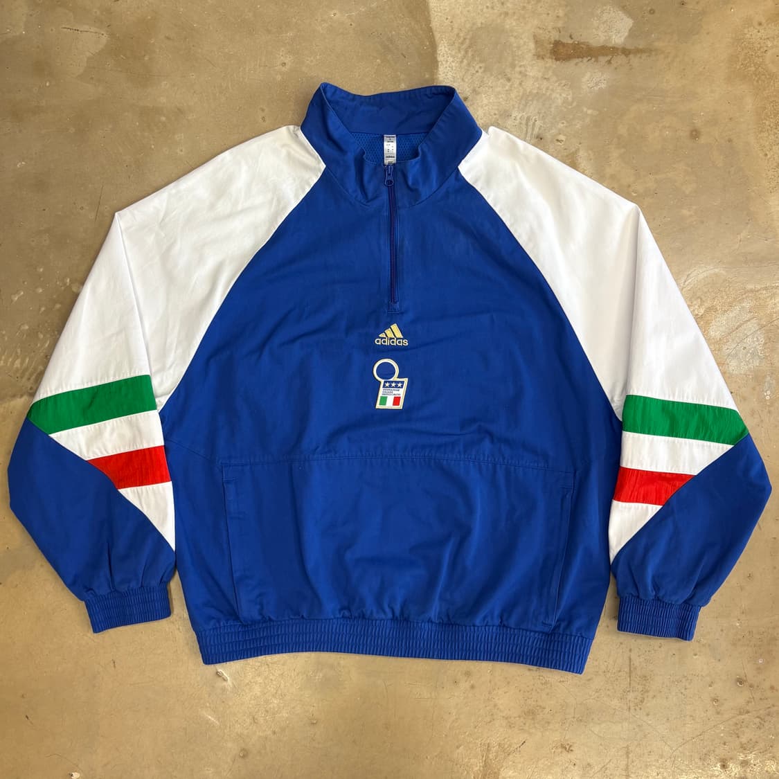 XL 아디다스 이탈리아 국대 반집업 아노락 상품이미지2