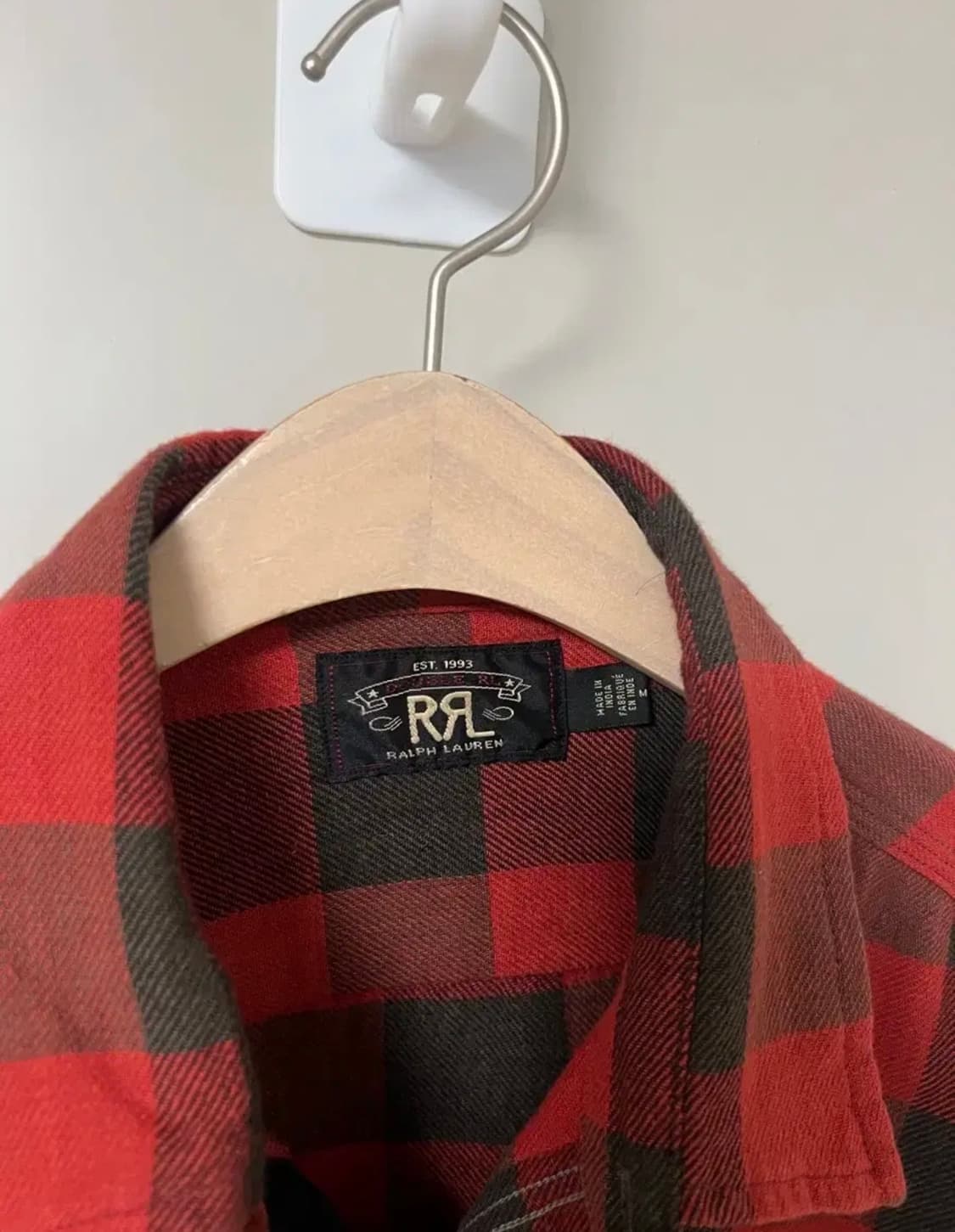 Rrl 플래드 트윌셔츠 M 상품이미지3