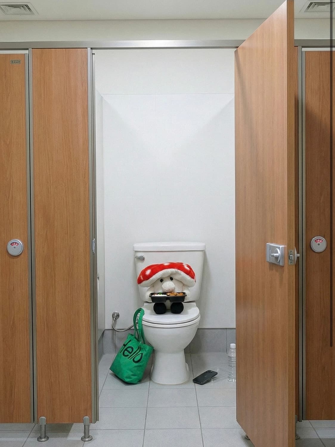 헬로듀드 빅 토트백 그린 상품이미지3