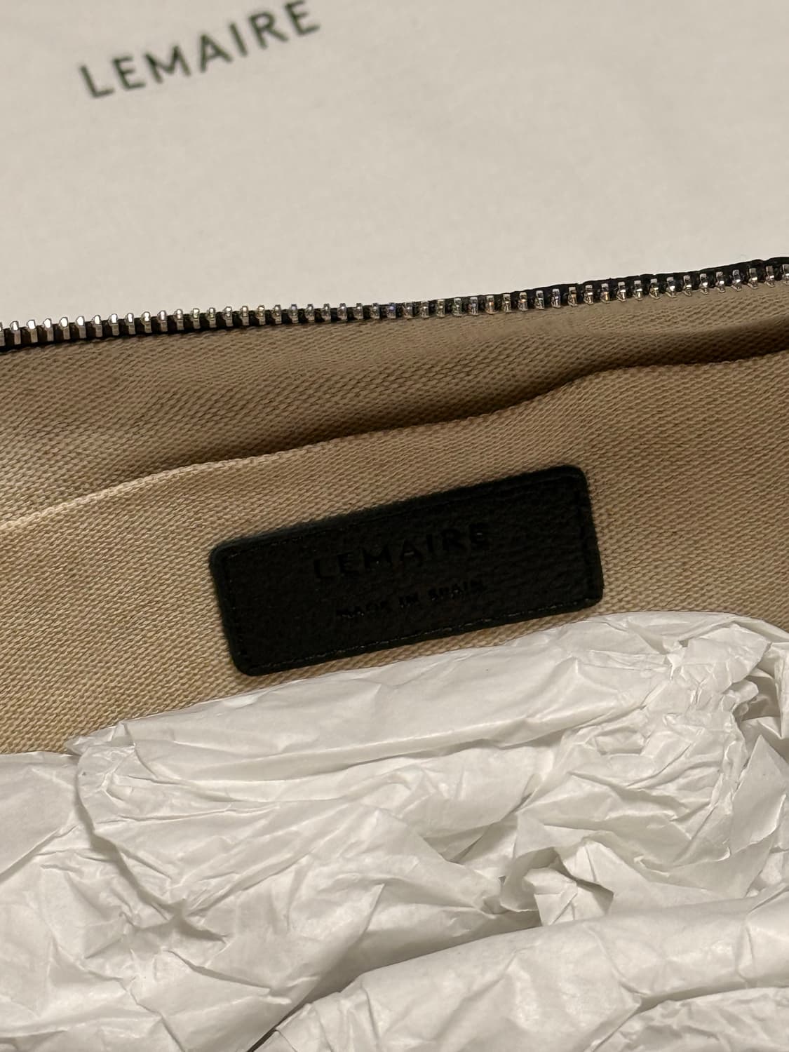 르메르 범백 크루아상 블랙 미디엄 그레인 가죽 상품이미지5