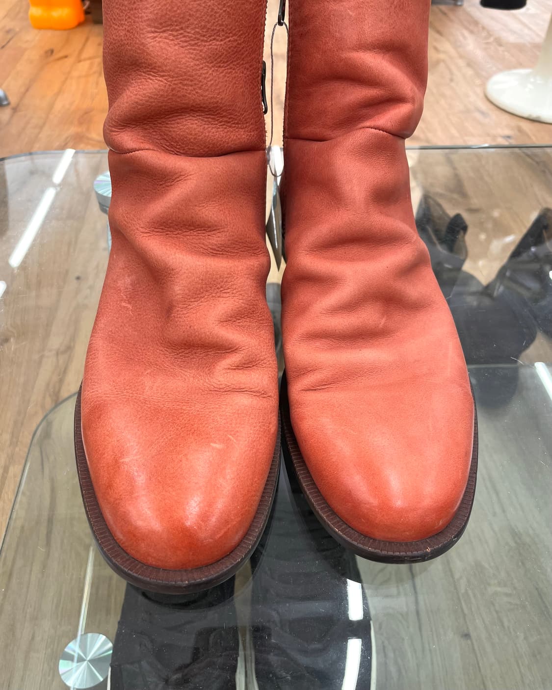 [250] 알프레도바니스타 링클 레더 부츠 상품이미지5