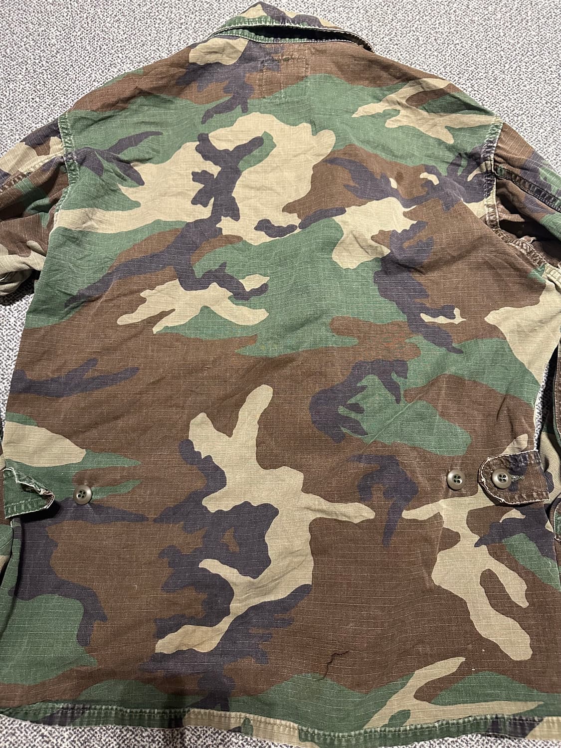 80s US Army BDU 카모 셔츠 m 상품이미지4