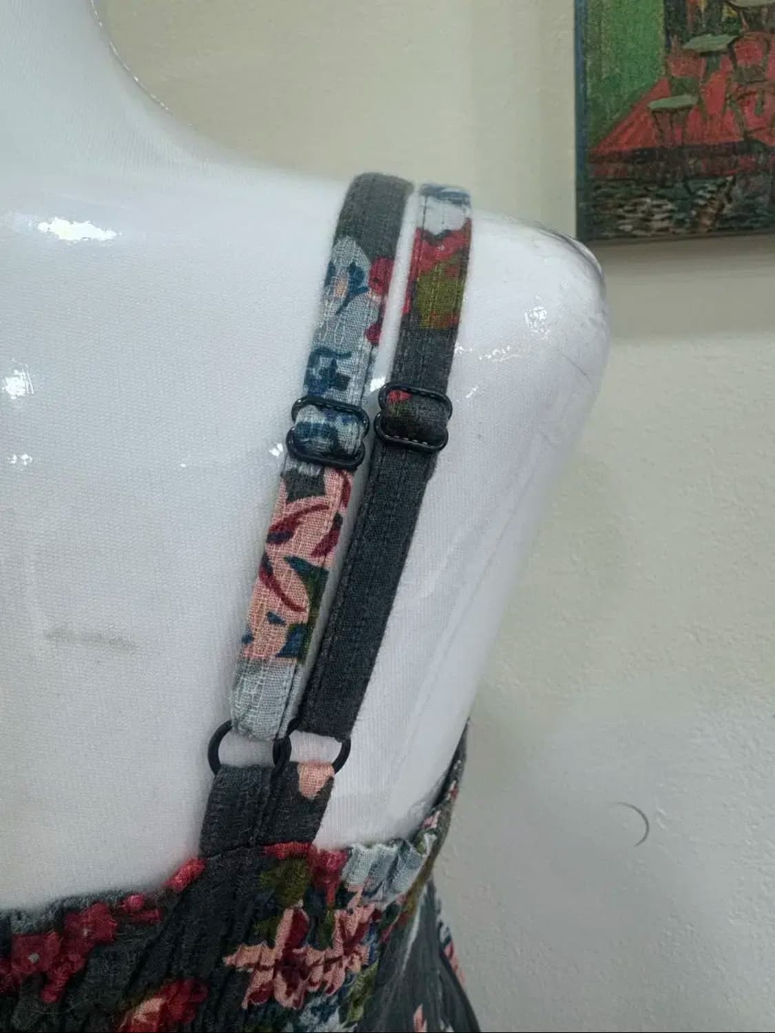 vtg 빈티지 플라워 레이스 슬리브리스 원피스 상품이미지3