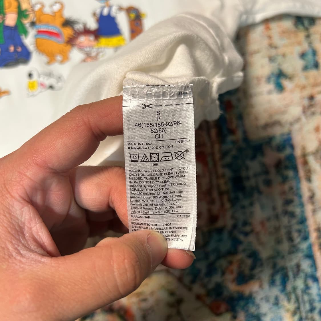 [M] 갭 GAP 니켈로디언 카툰 반팔 티셔츠 상품이미지5