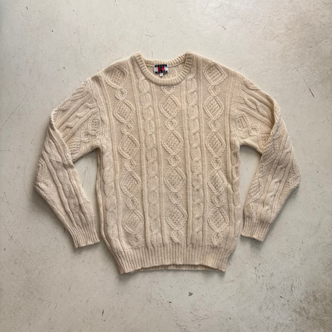 90s HILL CROP 빈티지 울 스웨터 니트 L 상품이미지1