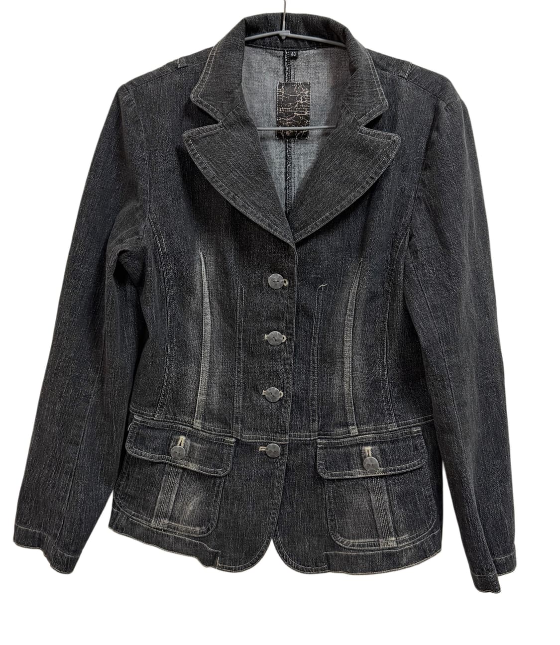 펑크 데님 슬림핏 자켓 상품이미지2