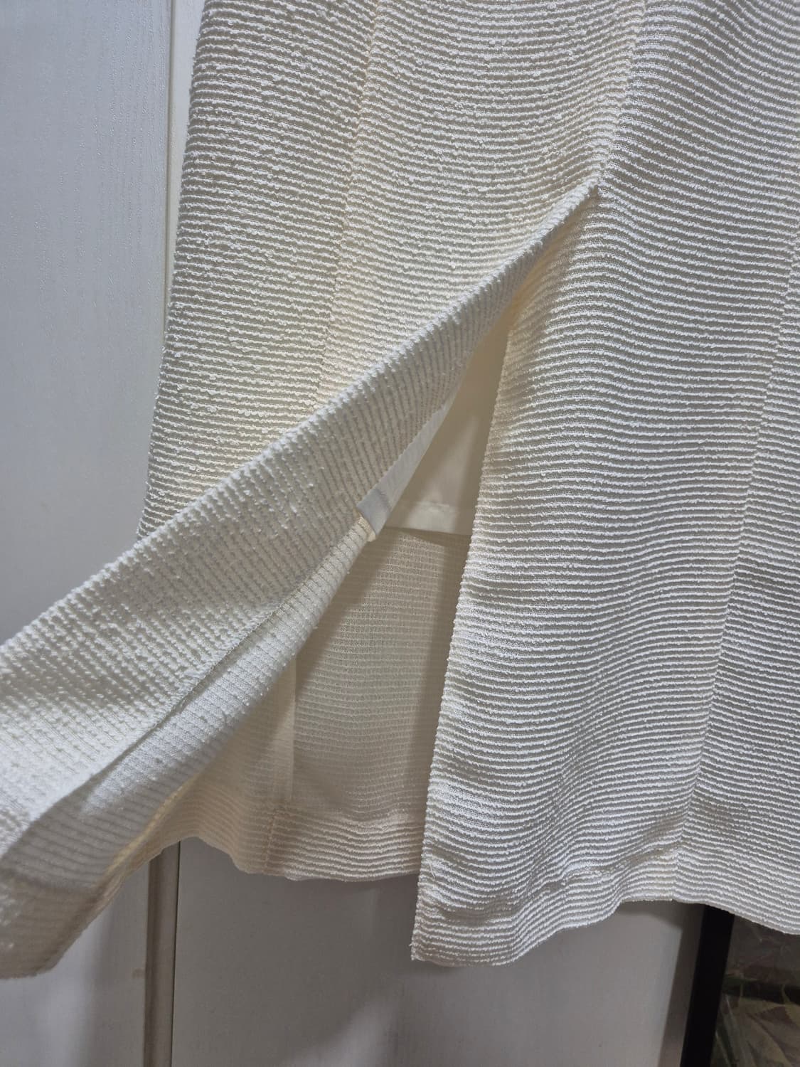 (타임세일)(새상품)OUTSHELL 아이보리 퍼프 반팔 원피스 상품이미지6