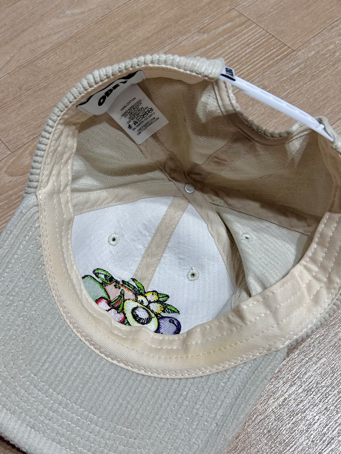 오베이 6패널 후르츠 캡 상품이미지3