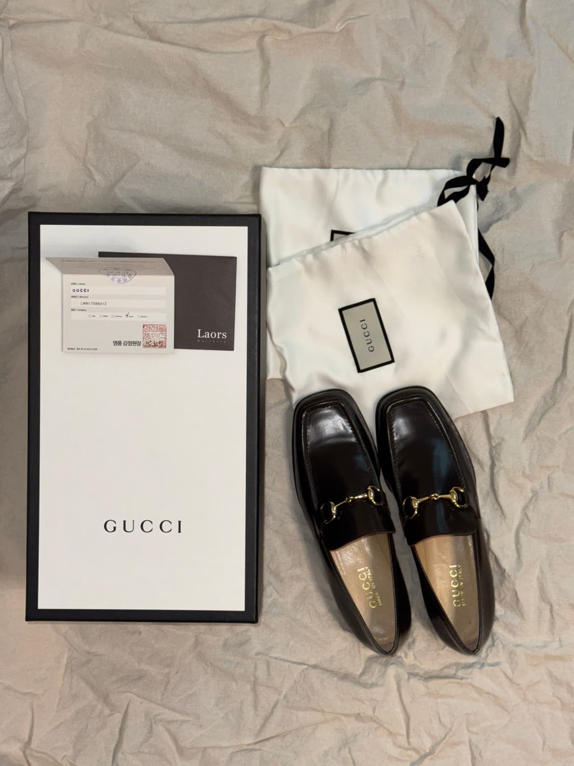 GUCCI(구찌) 홀스빗 스퀘어토 레더 로퍼 상품이미지8