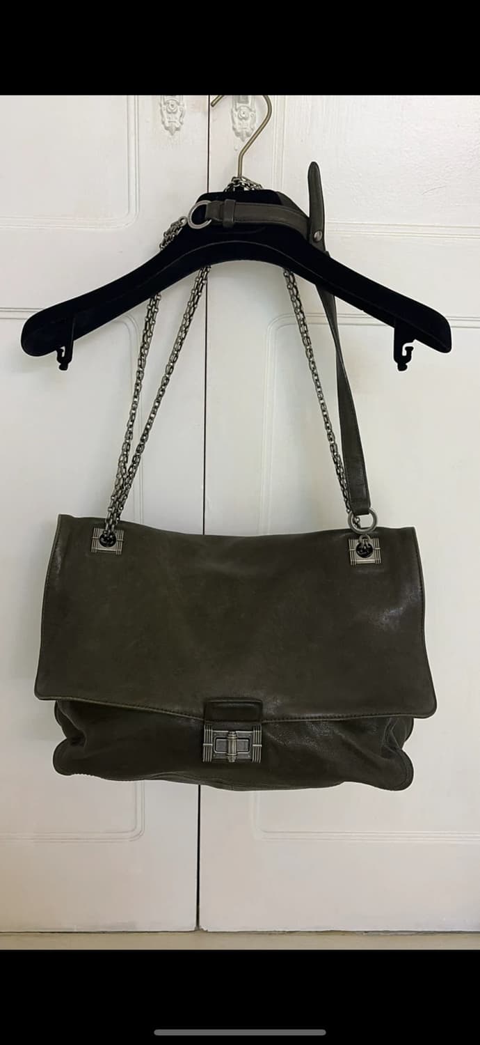 타임양가죽 숄더백 상품이미지1