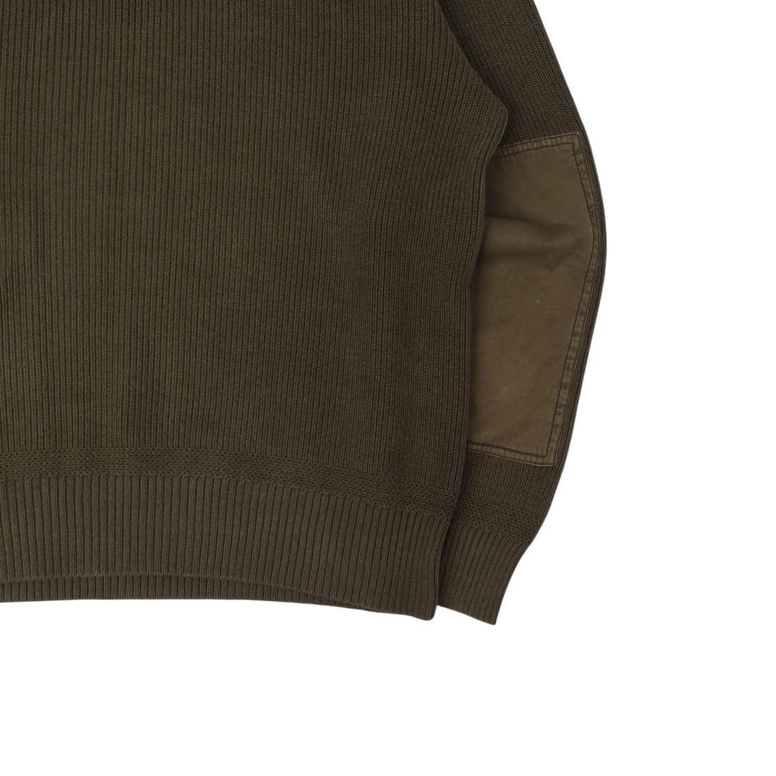 폴로 랄프로렌 카키 army 엘보 패치 버튼넥 니트 상품이미지7
