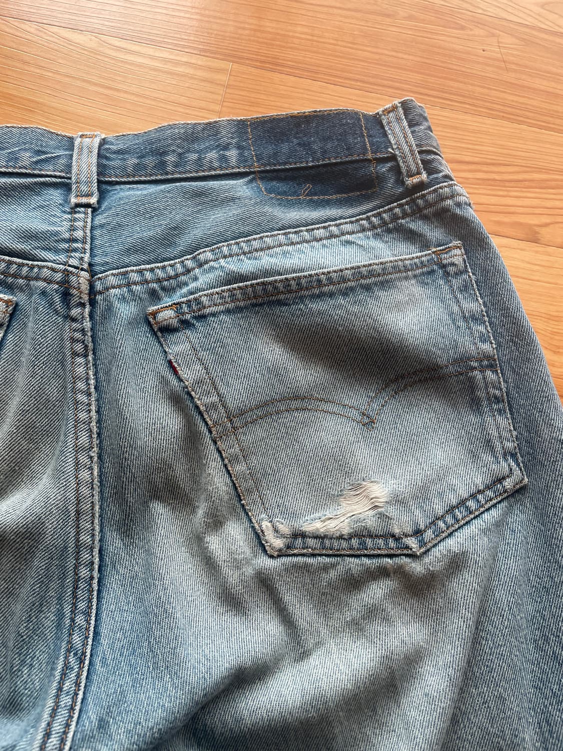 [28~29사이즈] 리바이스 501 빈티지 데님 연청 상품이미지4